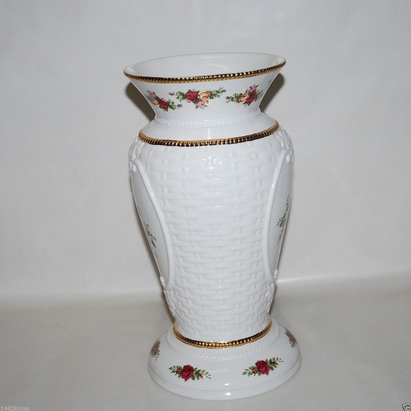 ROYAL ALBERT OLD COUNTRY ROSE 14" X-LARGE VASE NEW - Picture 2 of 5